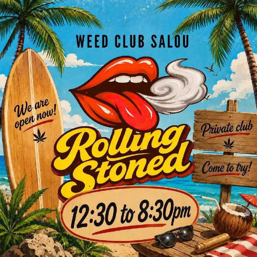 Weed Club Rolling Stoned pic1